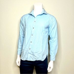 MICHAEL KORS Slim Fit Turquoise Dress Shirt